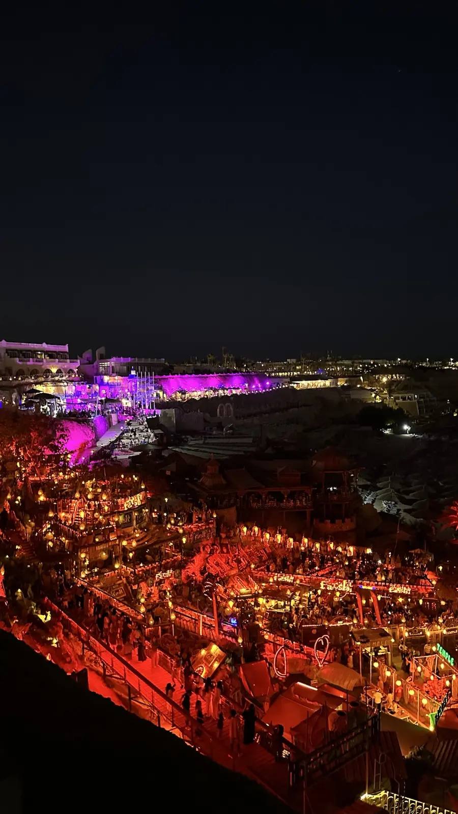 Egypt nightlife detail